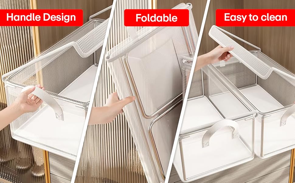 FoldMate™ Deluxe Multipack Foldable Closet Organizer