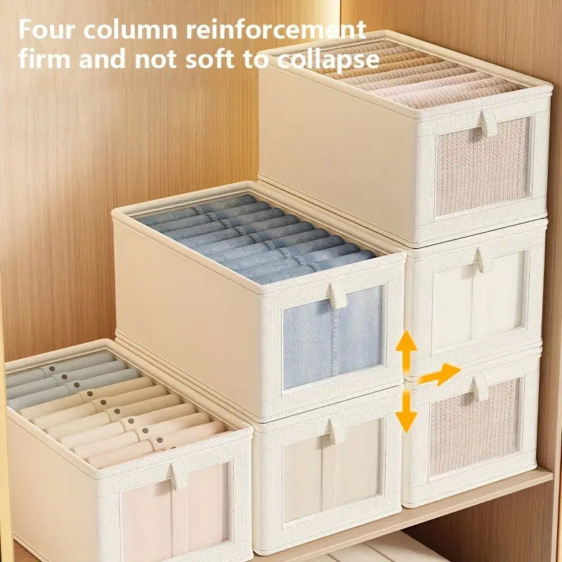 StackMate™ Deluxe Foldable Closet Organizer (Pack of 8)
