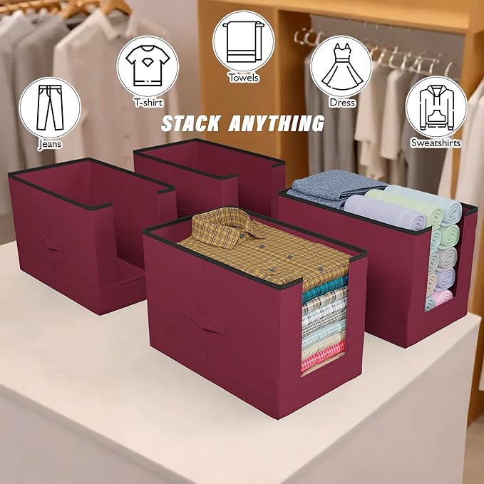 FoldMate™ Deluxe Multipack Foldable Closet Organizer