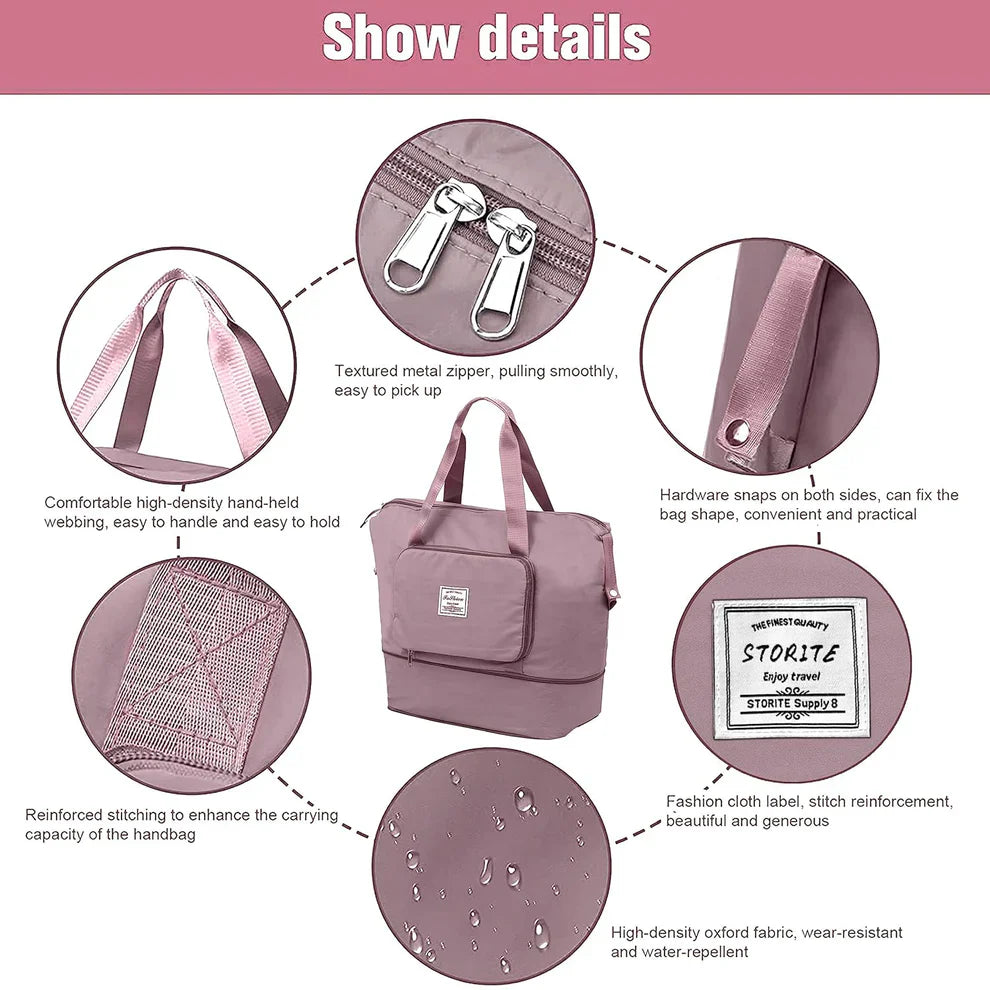 PackMate™ Foldaway Lightweight Waterproof Duffel Travel Bag