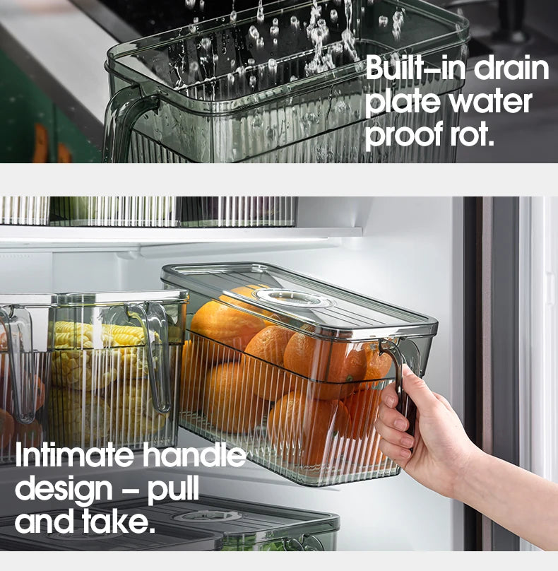 SealFresh™ Multipurpose - Pack of 6 Fridge Super Storage Box