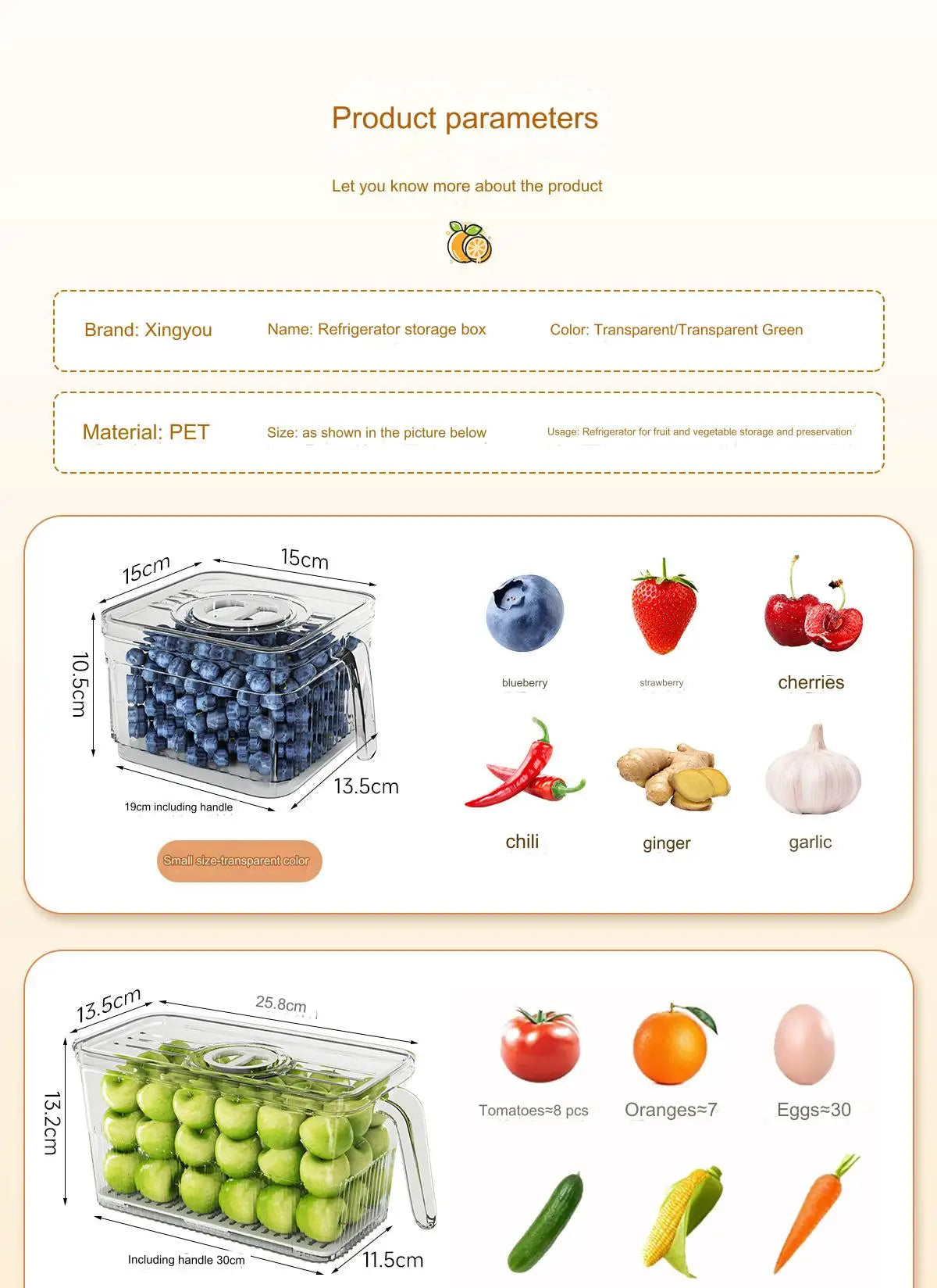 SealFresh™ Multipurpose - Pack of 6 Fridge Super Storage Box