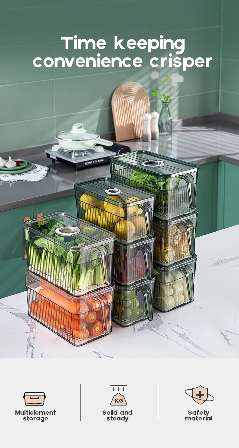 SealFresh™ Multipurpose - Pack of 6 Fridge Super Storage Box