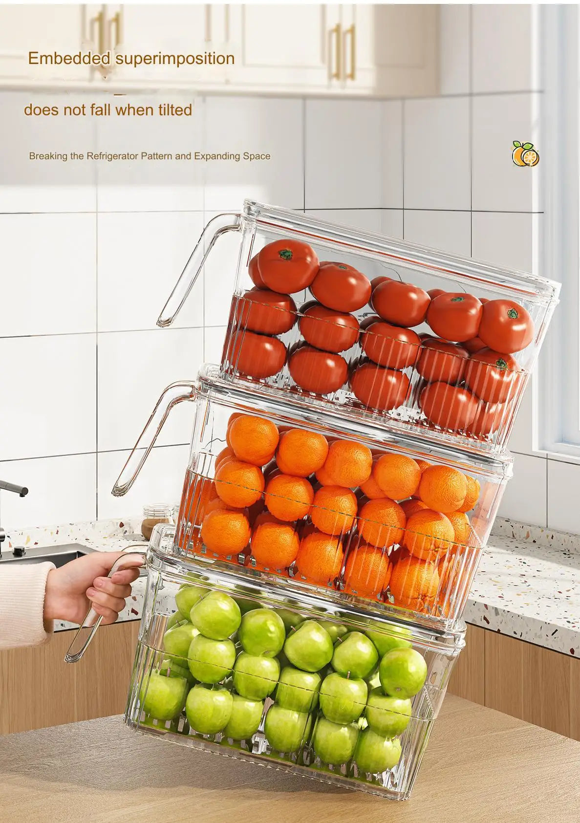 SealFresh™ Multipurpose - Pack of 6 Fridge Super Storage Box
