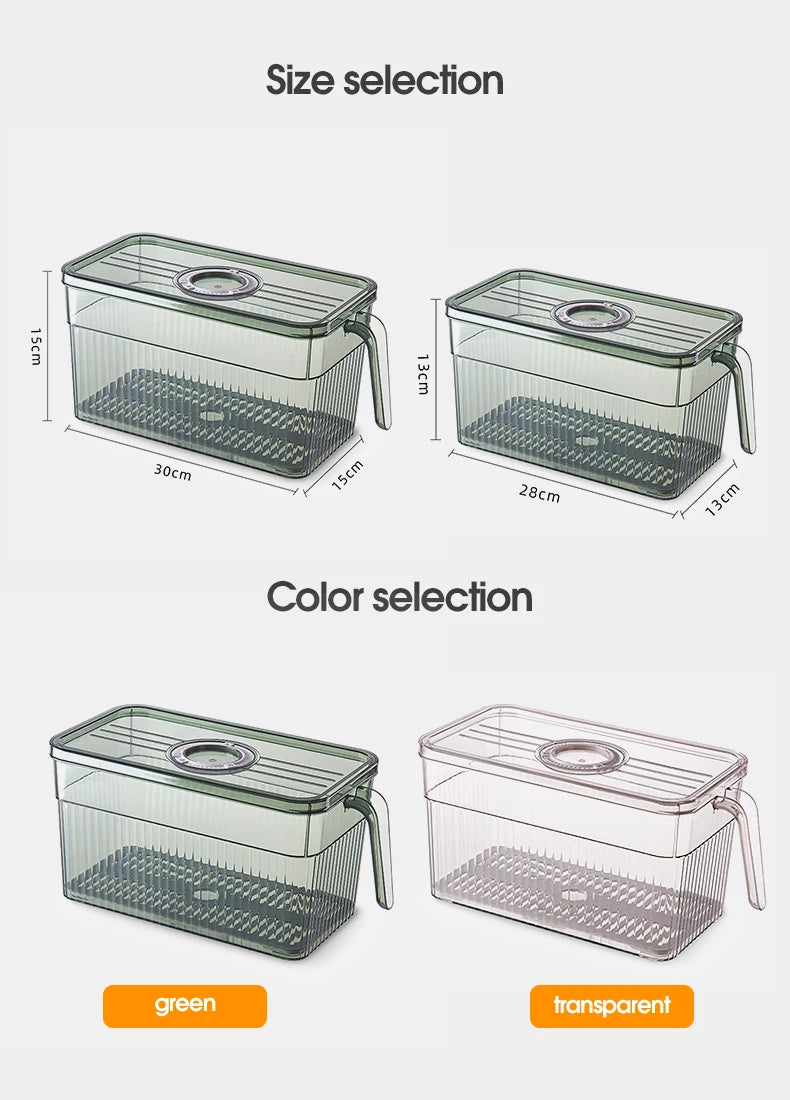 SealFresh™ Multipurpose - Pack of 6 Fridge Super Storage Box