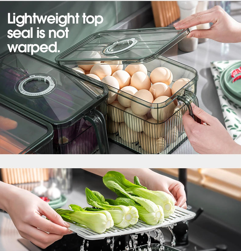 SealFresh™ Multipurpose - Pack of 6 Fridge Super Storage Box