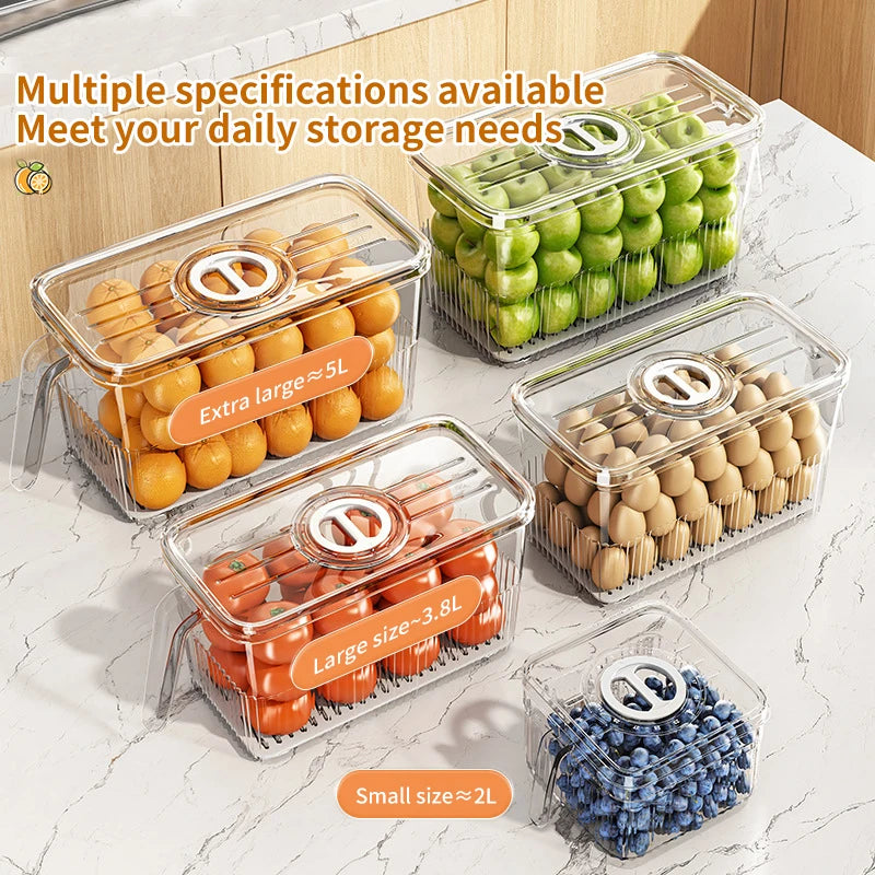 SealFresh™ Multipurpose - Pack of 6 Fridge Super Storage Box