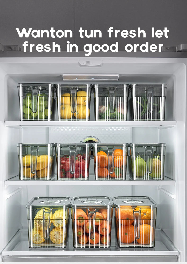 SealFresh™ Multipurpose - Pack of 6 Fridge Super Storage Box
