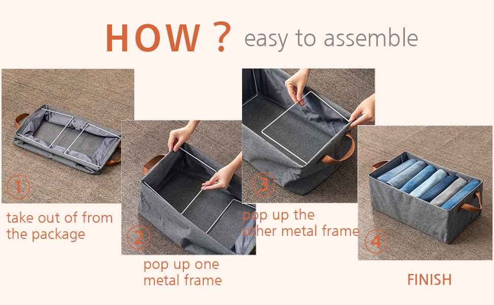 StackMate™ Deluxe Foldable Closet Organizer (Pack of 8)