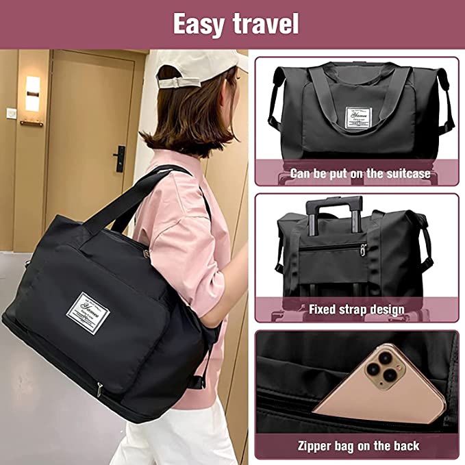 PackMate™ Foldaway Lightweight Waterproof Duffel Travel Bag