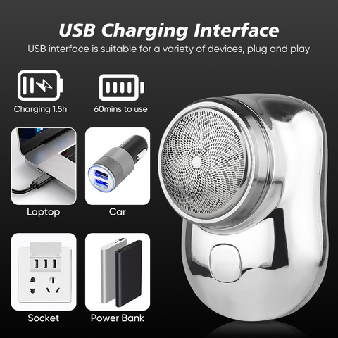 TrimEdge™ Pro Mini Electric Razor for Men