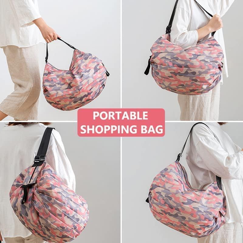 ToteEase™ 2-in-1 Set Two Pieces Foldable Shopping Bag