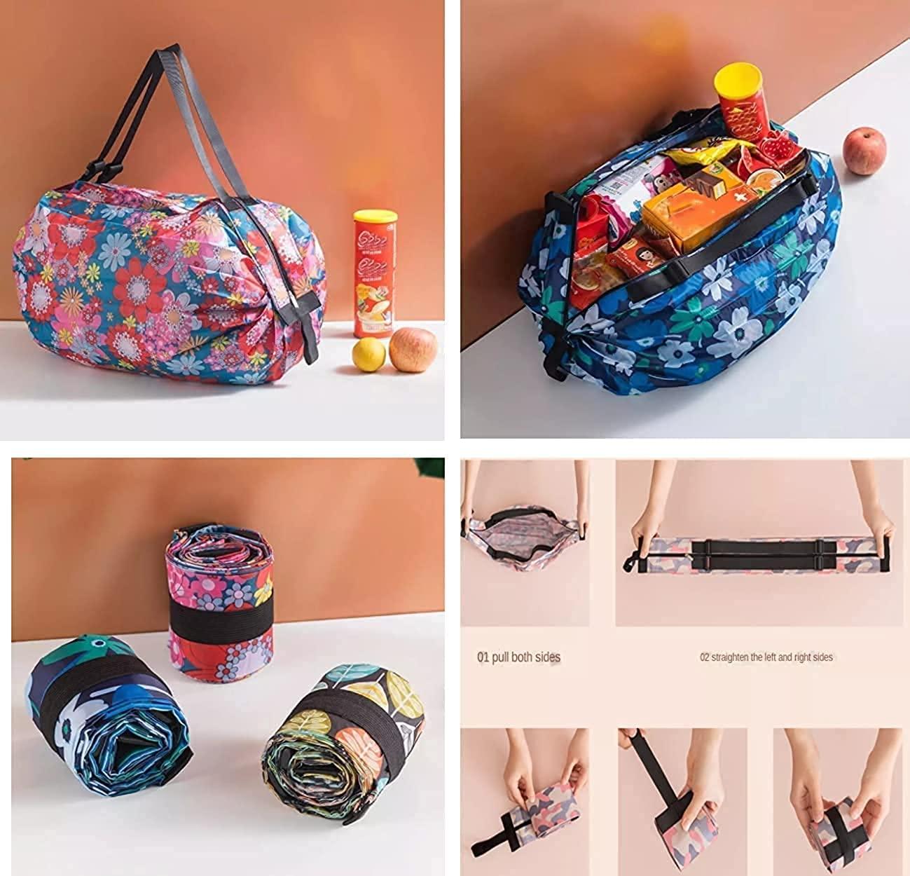 ToteEase™ 2-in-1 Set Two Pieces Foldable Shopping Bag
