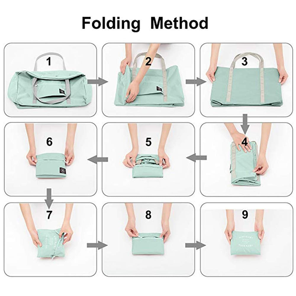 ToteEase™ 2-in-1 Set Two Pieces Foldable Shopping Bag