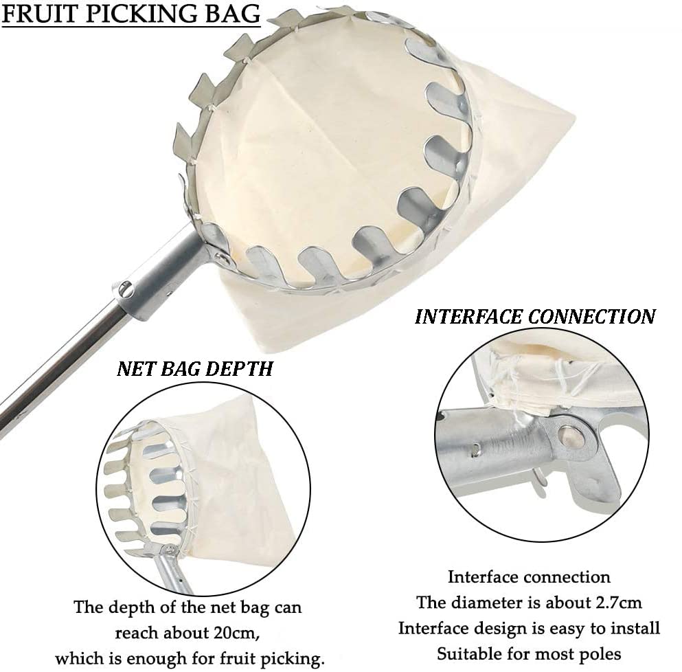 PickEase™ Pro – Fruit Picker with Storage Bag
