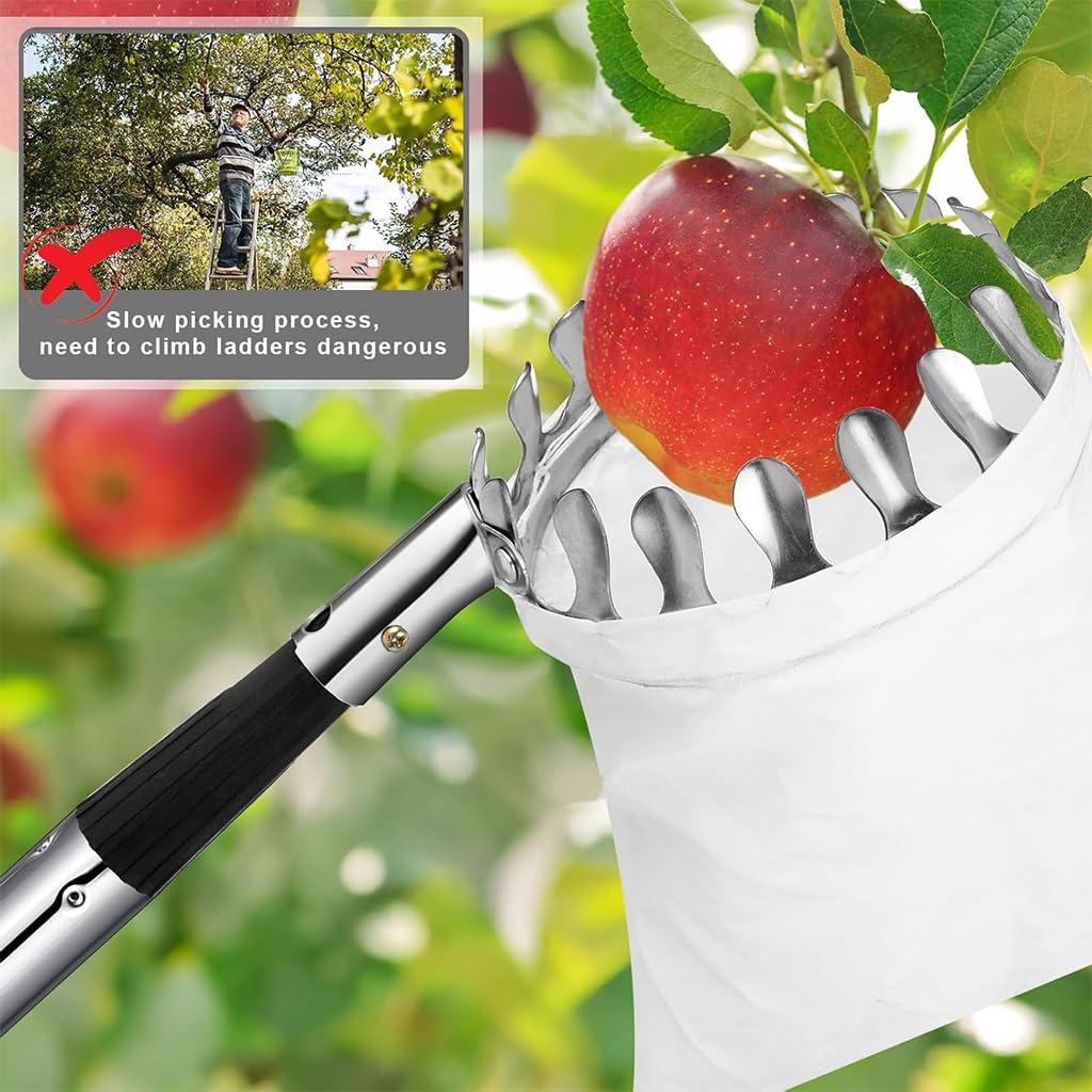 PickEase™ Pro – Fruit Picker with Storage Bag