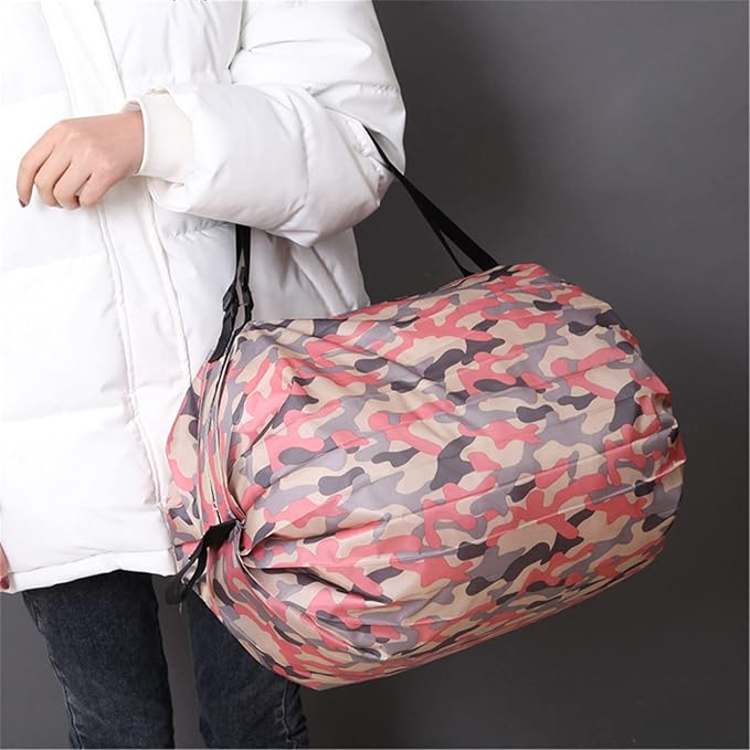 ToteEase™ 2-in-1 Set Two Pieces Foldable Shopping Bag